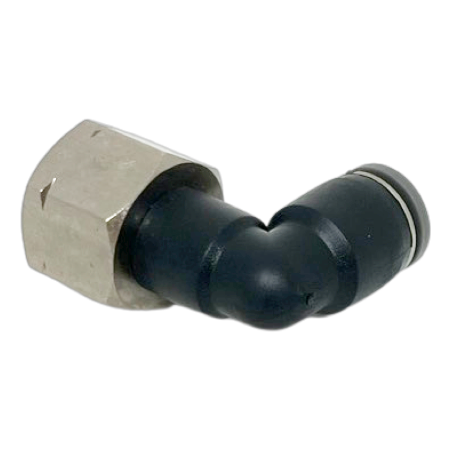 C24480210-10PACK : Norgren 90-Degree Swivel Elbow Adapter, 5/32 tube O/D, 10/32 UNF thread