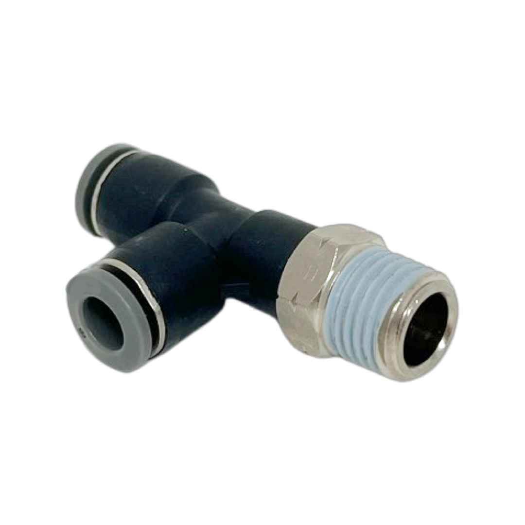 C24680210-10PACK : Norgren Swivel Run Tee adapter, 5/32 tube O/D, 10/32 UNF thread