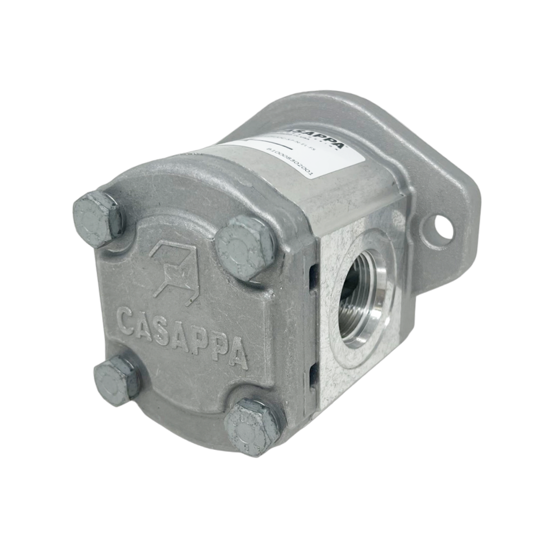 PLP20.11,2S0-07S1-LOF/OC-S7-N-EL-FS : Casappa Polaris Gear Pump, 11.23cc, 3625psi Rated, 3500RPM, CCW, 11T 16/32dp Shaft, SAE A 2-Bolt Flange, 1" #16 ORB Inlet, 0.625 (5/8") #10 SAE Outlet, Aluminum Body & Flange