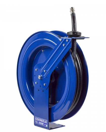 EZ-SH-525-DF-BBX : Coxreels EZ-SH-525-DF-BBX DEF Heavy Duty Spring Rewind Hose Reel, EZ-Coil, 3/4" ID, 25' DEF hose, low pressure, 300psi