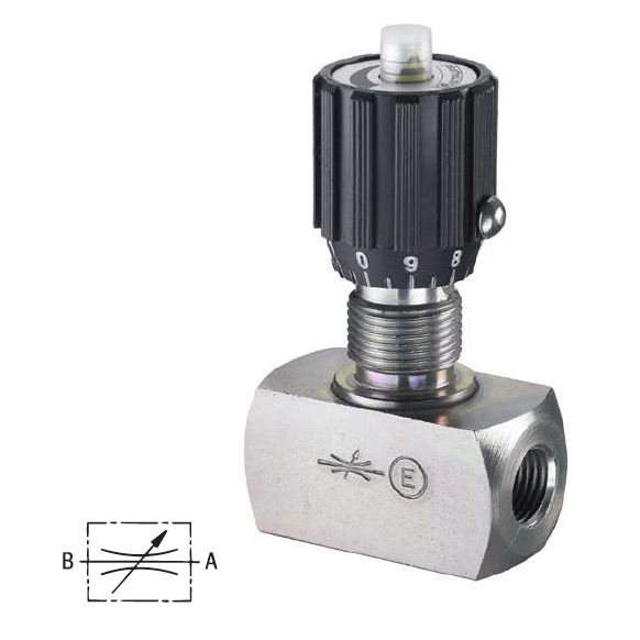 DV-25-V-N-PM : Stauff Throttle and Shut-Off Valve, 1.25" NPT, Carbon Steel, 5000psi