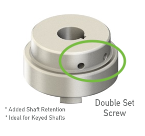 100 7/8BX1/4K : Magnaloy 100 HUB 7/8 BORE X 1/4 KEY W/DBL SET SCREW AT 45DEGSS, M10002808DSS45 *CUSTOM NON RETURNABLE*