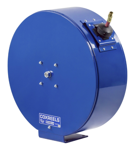 ENL-N-325 : Coxreels ENL-N-325 Spring Rewind Enclosed Hose Reel for air/water, 3/8" ID, 25' hose, NO HOSE, 300psi