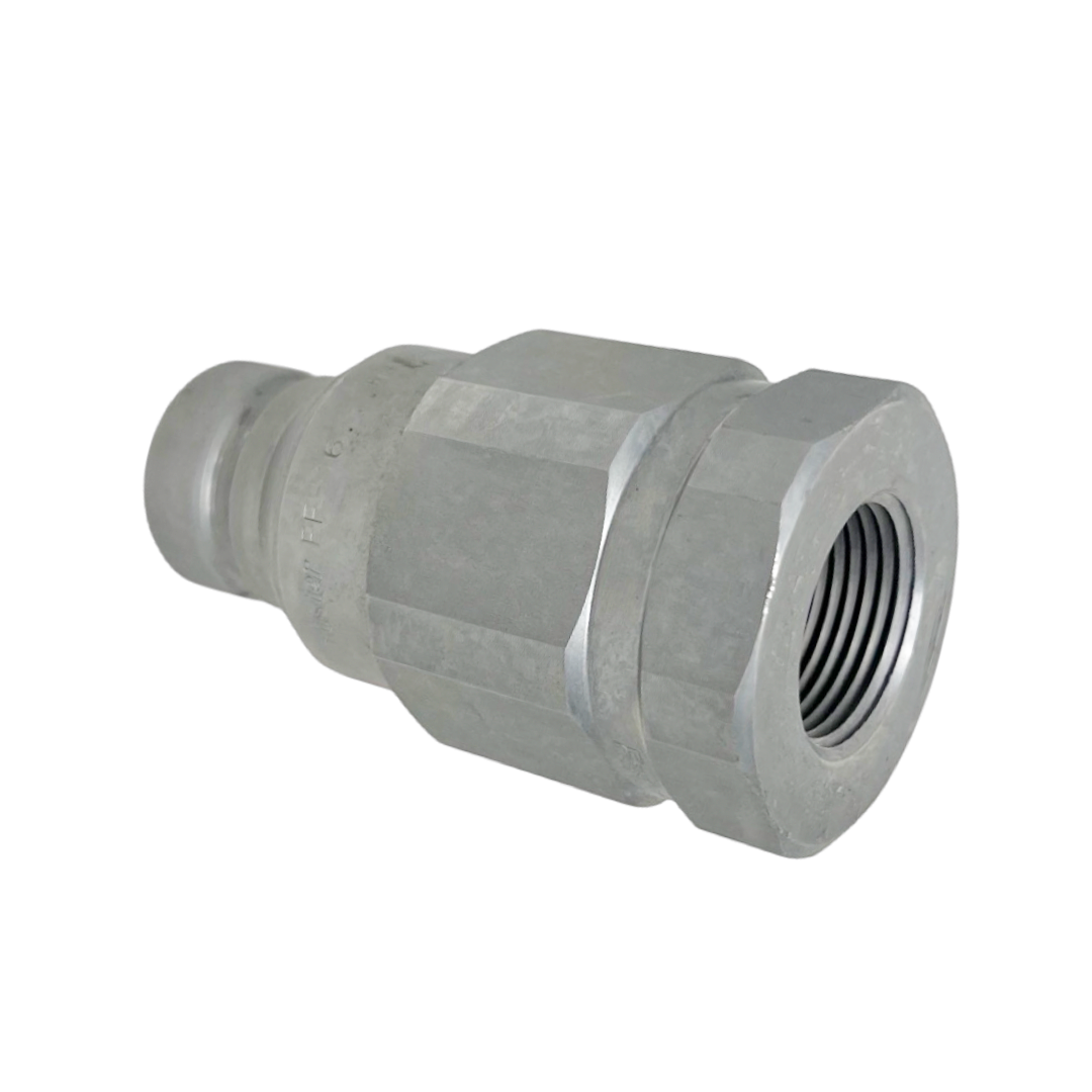 FFH16 114NPT M : Faster Quick Disconnect, Male 1" Coupler, 1.25" NPT Connection, 5076psi MAWP, 60.76 GPM, ISO 16028 Interchange, Push to Connect Style, Connection Under Pressure Not Allowed