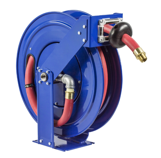 TSHF-N-635 : Coxreels TSHF-N-635 Supreme Duty Spring Rewind Hose Reel for fuel, 1" ID, 35' fuel hose, 300psi