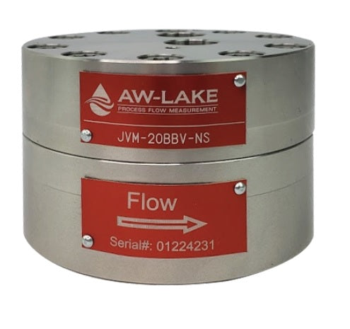 JVM30BBVNS : AW-Lake 6000psi 303 Stainless Steel / DIN 1.4305 Positive Displacement Gear Flow Meter, 0.5 (1/2") NPT Process Port, 2x M14x1.5 Electrical Port, 0.1 to 7.0 GPM