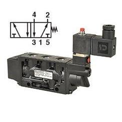 K71DA00KS6KV21W2 : Norgren Nugget 200 Series 24VDC Two-Position, Five-Way locking Solenoid Actuated, Spring Return, 1/4 inch NPT