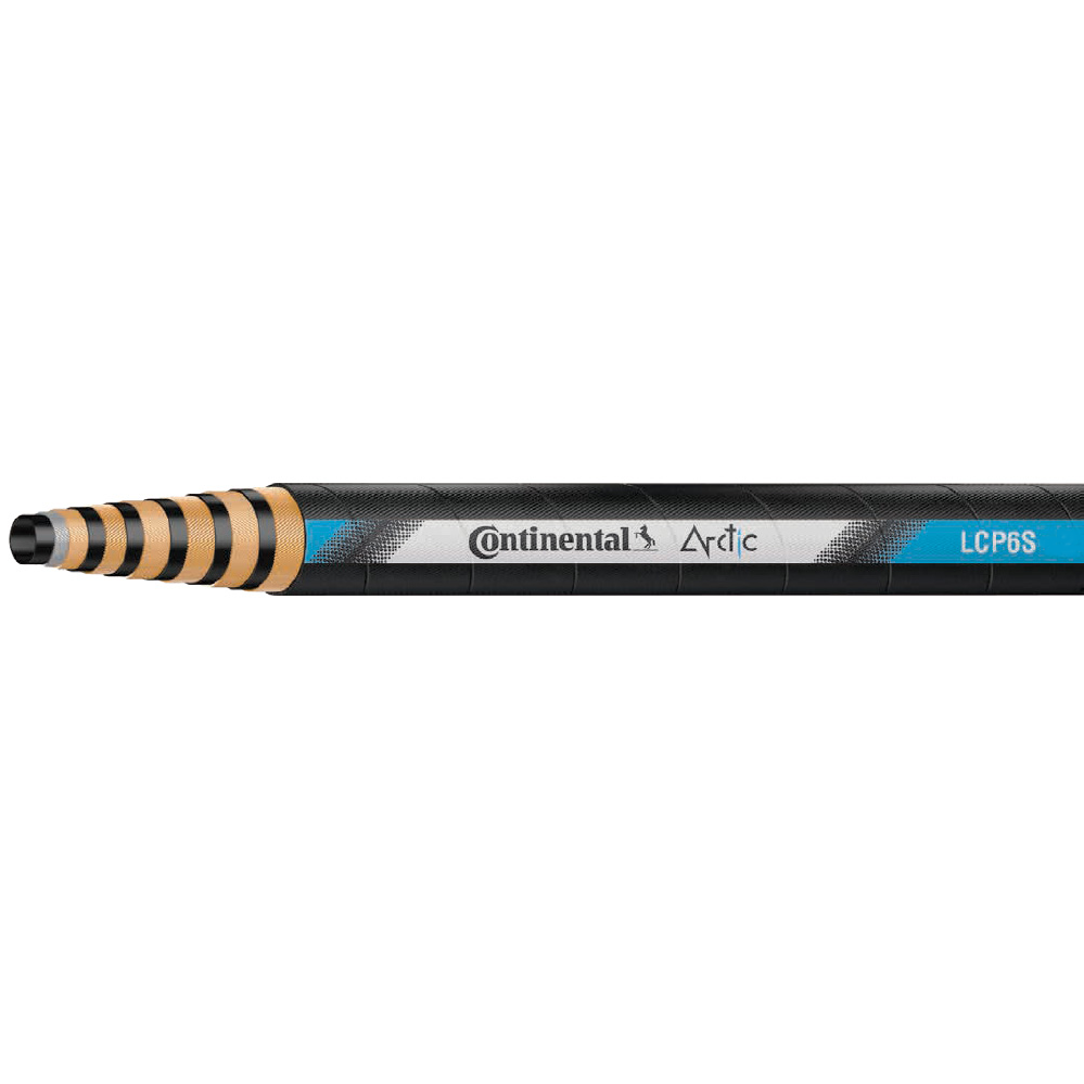 LCP6S-06X200CL : Continental Hose, LCP6S Series, Constant Pressure Spiral, 0.375 (3/8") ID, 6100 Rated, 200ft Reel