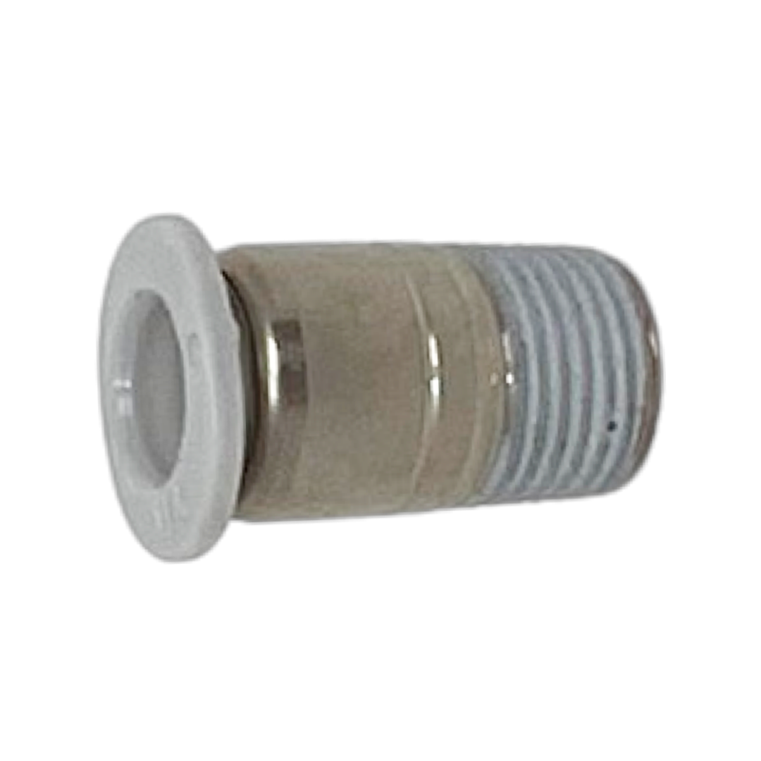 M242A0210-5PACK : Norgren Straight adapter (internal hex only), 5/32 tube O/D, 10/32 UNF thread