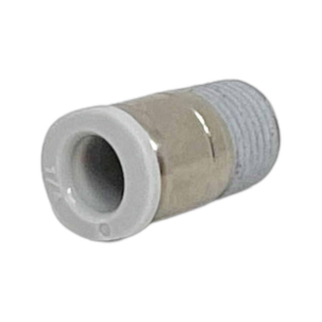 M242A0216-10PACK : Norgren Straight adapter (internal hex only), 5/32 tube O/D, 1/16 NPT thread