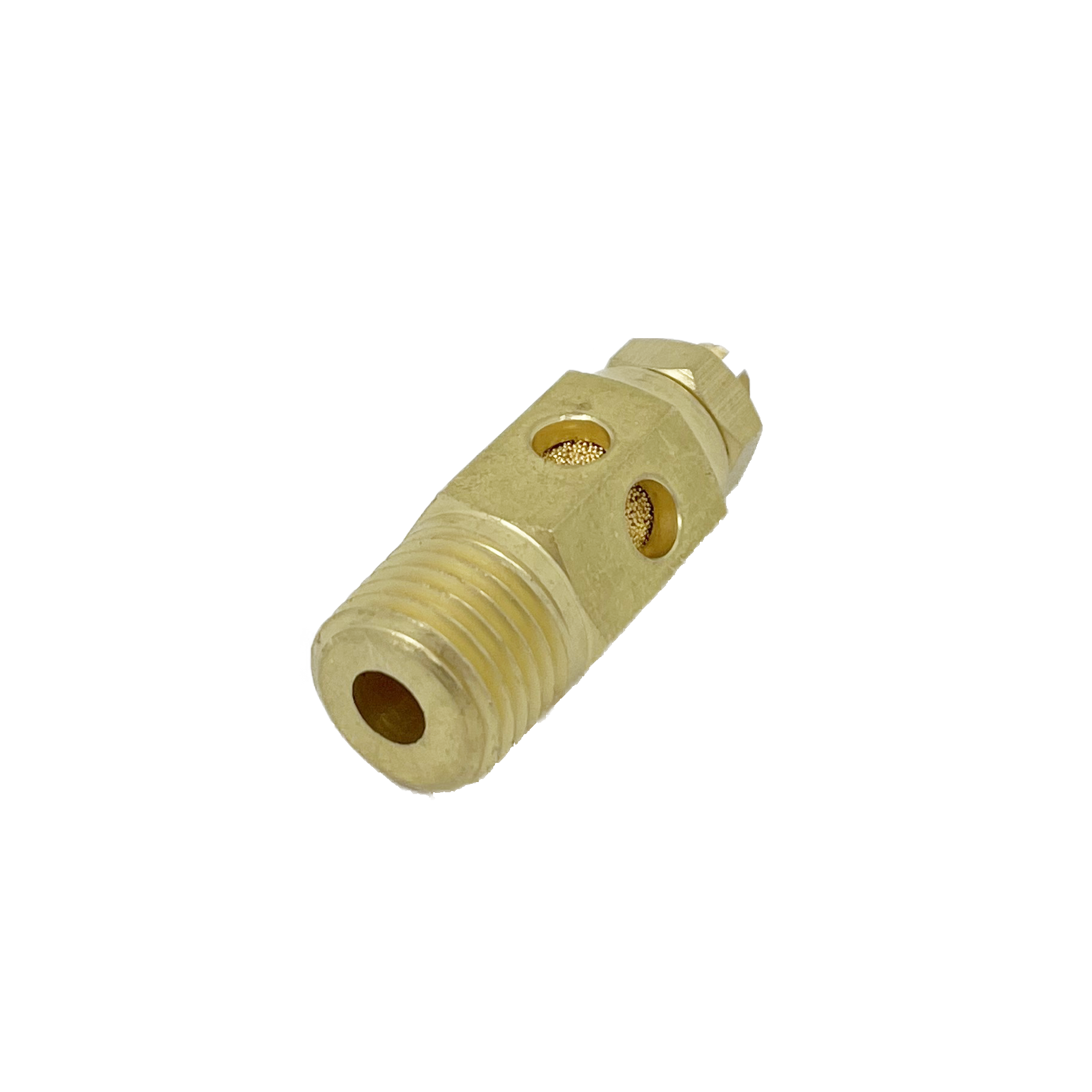 MM008A : Norgren Quietaire Series, speed control muffler, 1 NPT male port, 40 µm sintered bronze element