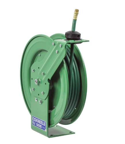 P-NP-350 : Coxreels P-NP-350 Spring Rewind Hose Reel for Nitrogen , 3/8" ID, 50' hose, 300psi