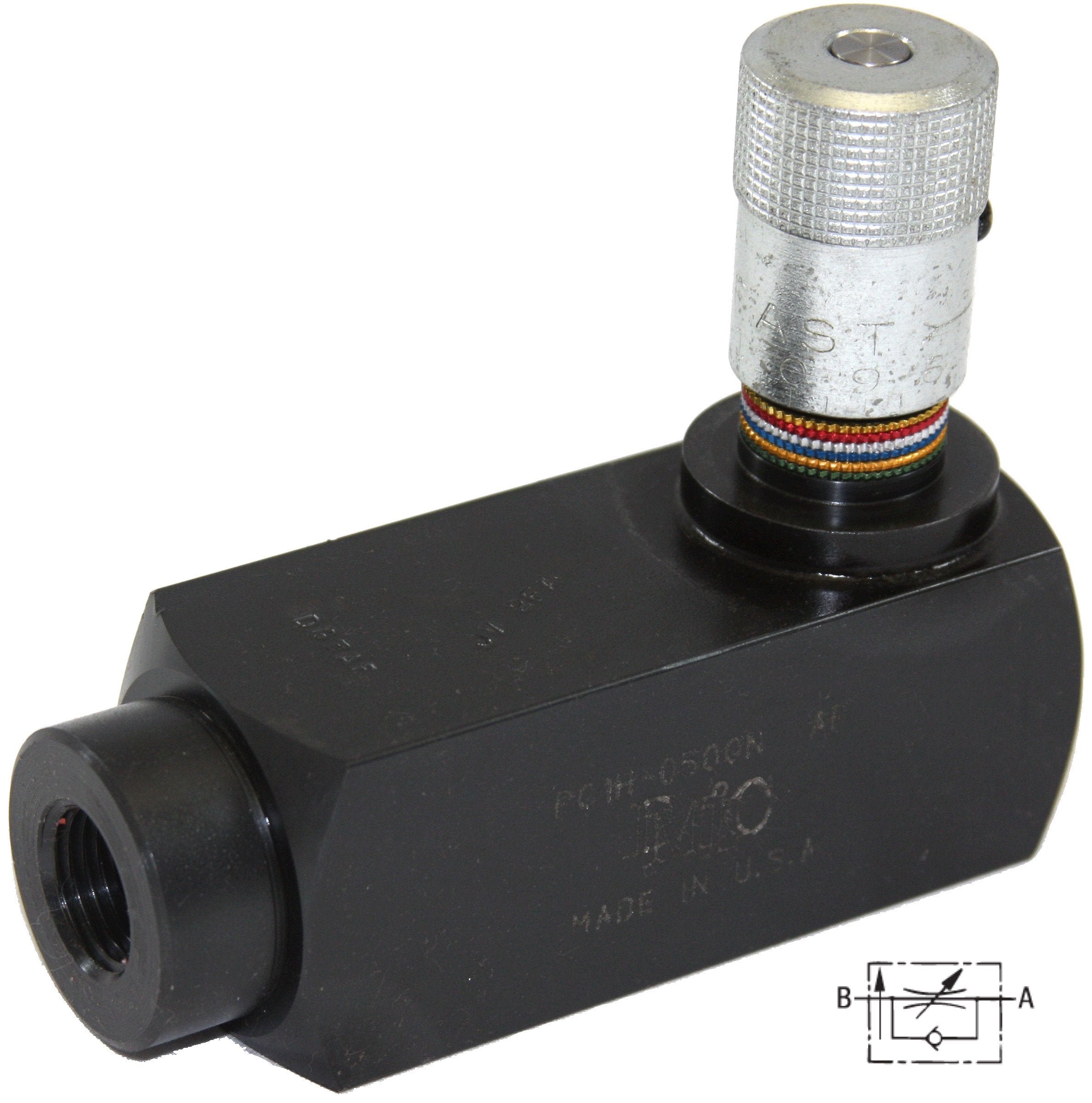 PC2H-0375N : DMIC Pressure Comp Flow Control, Metered Both Directions, 3/8" NPT, 3000psi, Carbon Steel