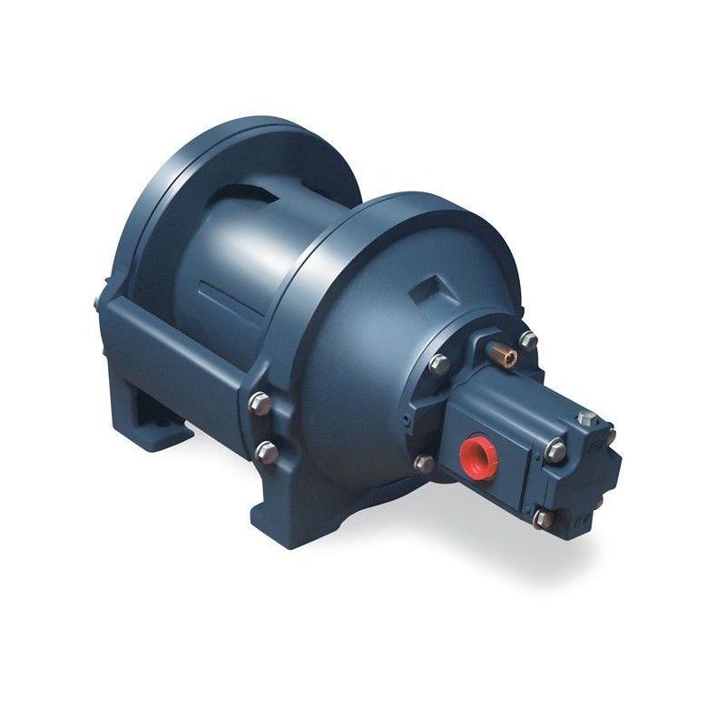 PL5-15-210-2 : Pullmaster Planetary Hydraulic Winch, Equal Speed, 4,500lb Bare Drum Pull, Auto Brake, CW, 24GPM Motor, 7.38" Barrel x 6.56" length x 12.38" Flange