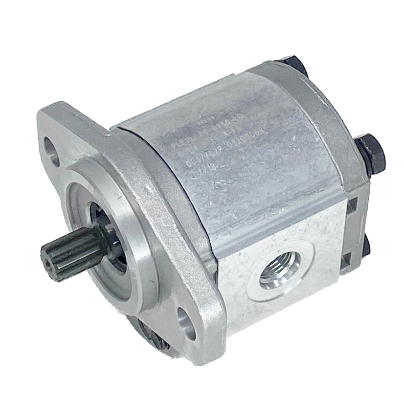 PLP10.5S0-02S0-LOB/OA-N-EL : Casappa Polaris Gear Pump, 5.34cc, 3625psi Rated, 4000RPM, CCW, 9T 20/40dp Shaft, SAE AA 2-Bolt Flange, 0.5 (1/2") #8 SAE Inlet, 0.375 (3/8") #6 SAE Outlet, Aluminum Body & Flange