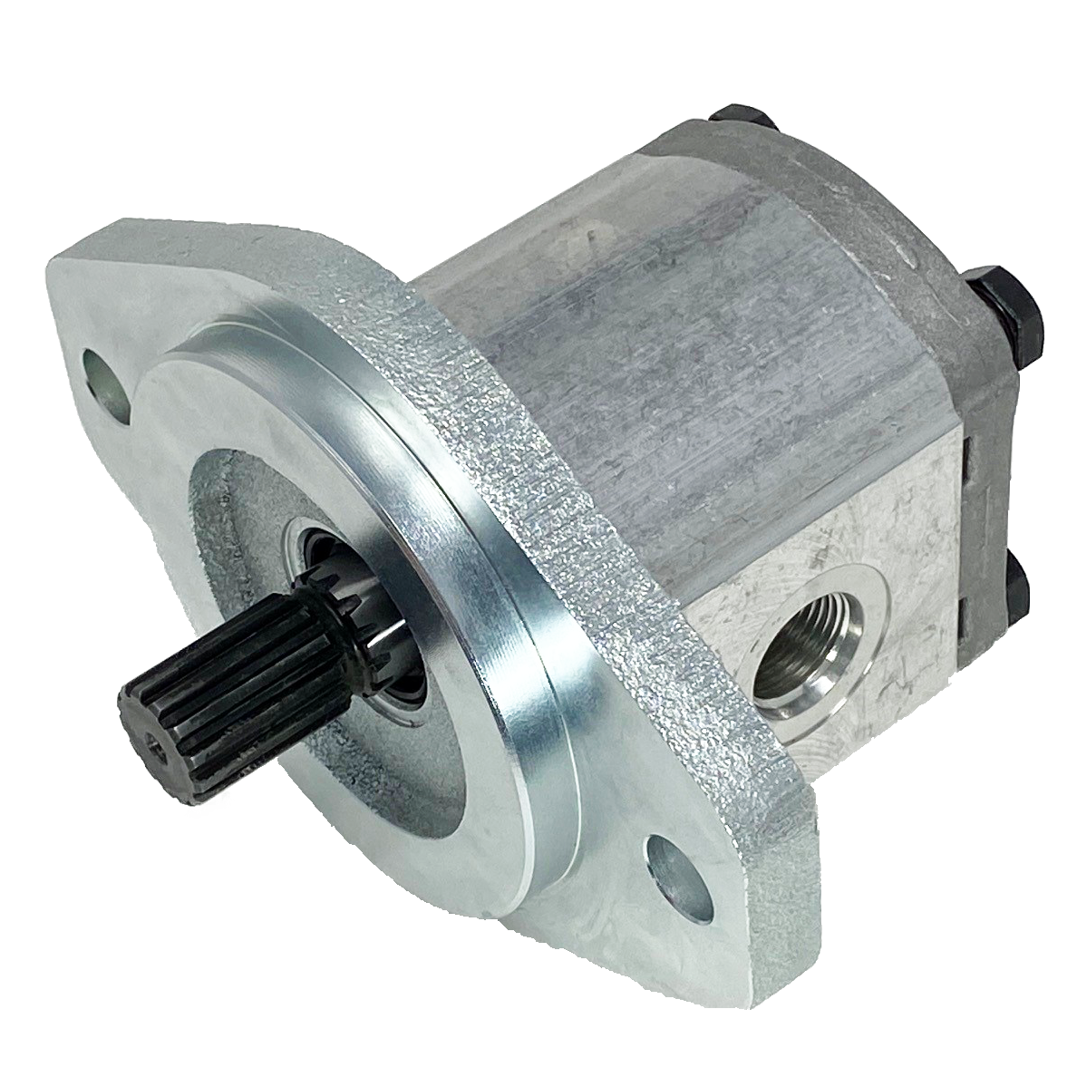 PLP20.20D0-04S5-LOD/OC-N-L : Casappa Polaris Gear Pump, 21.14cc, 2900psi Rated, 3000RPM, CW, 13T 16/32dp Shaft, SAE B 2-Bolt Flange, 0.75 (3/4") #12 SAE Inlet, 0.625 (5/8") #10 SAE Outlet, Aluminum Body, Cast Iron Flange