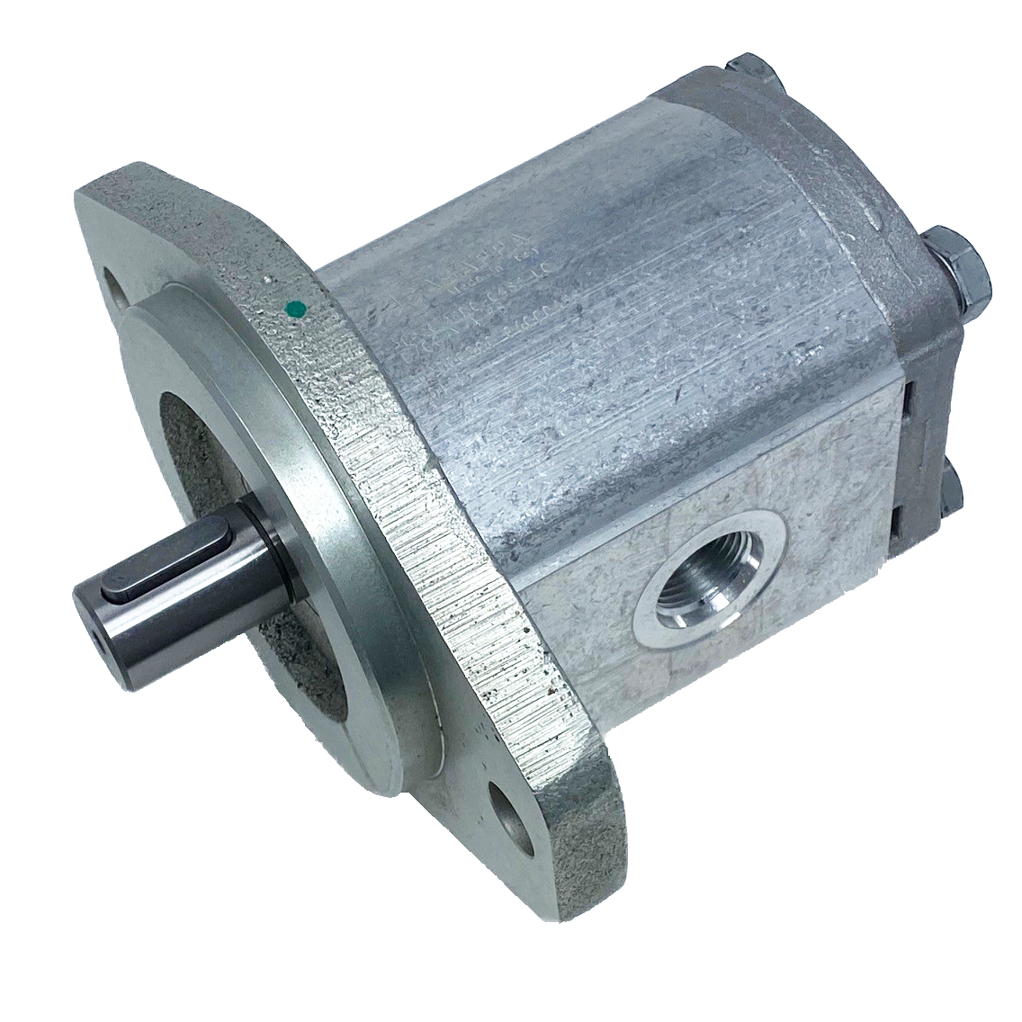 PLP20.31,5D0-32S5-LOD/OC-N-L : Casappa Polaris Gear Pump, 33.03cc, 1885psi Rated, 2465RPM, CW, 7/8" Bore x 1/4" Key Shaft, SAE B 2-Bolt Flange, 0.75 (3/4") #12 SAE Inlet, 0.625 (5/8") #10 SAE Outlet, Aluminum Body, Cast Iron Flange