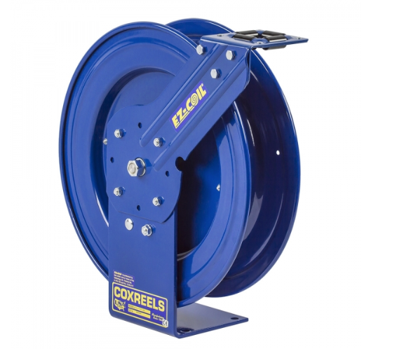 EZ-P-BLL-350 : Coxreels EZ-P-BLL-350 Spring Rewind Hose  Performance Reel for breathing air and clean fluids, EZ-Coil, 3/8" ID, 50' capacity, NO HOSE, 300psi