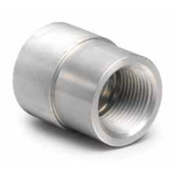 825-6 : Anchor Fluid Power SAE-NPT Full Weld Couplings, 0.375 (3/8") #6 SAE X 0.375 (3/8") NPT, Carbon Steel