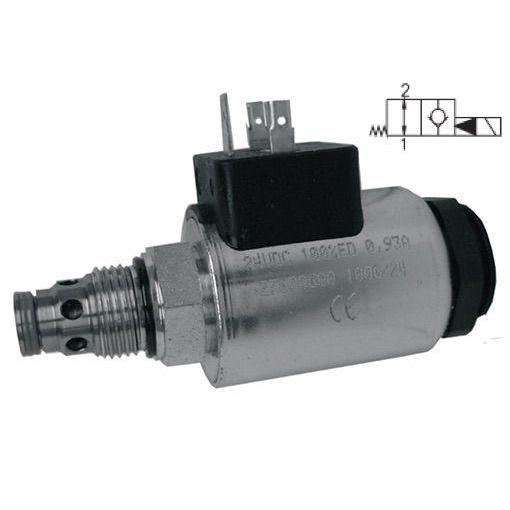 SD3E-A2/H2O2A-24DIN : Argo DCV, 8GPM, 5100psi, 2P2W, C-8-2, 24 VDC DIN, Flow 1 to 2 Neutral