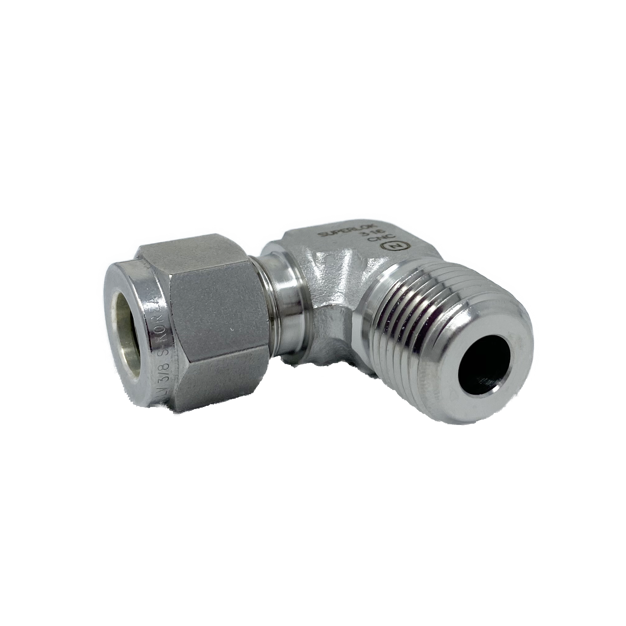 SME 5-2N : Superlok 5/16" O.D. Tube X 1/8" Male NPT 90-Degree Male Elbow