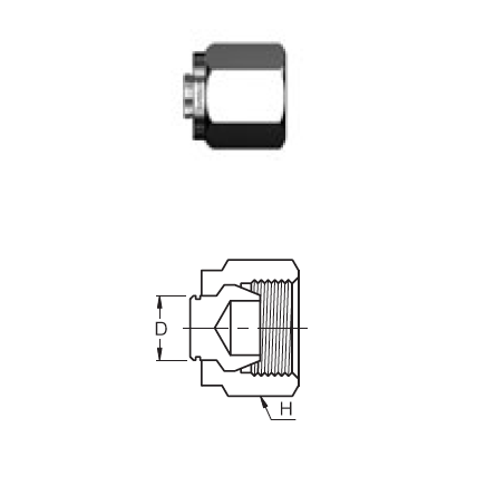 SP-6 : Superlok 3/8" Fitting Plug