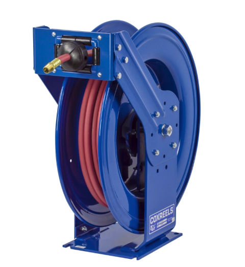 TMP-N-550 : Coxreels TMP-N-550 Supreme Duty Spring Rewind Hose Reel for air/water/oil, 3/4" ID, 50' hose, 1500psi