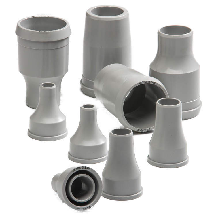 UC-14X2.0 : Ultra Clean Tube Nozzle, 14mmOD x 2.0mm Wall, Plastic