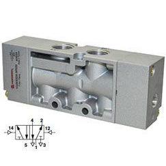 V52S5DDA-XP0200 : Norgren V52 Series, Two-Position, Five-Way valve, Air Actuated, Air Return, 3/8 inch NPT ports