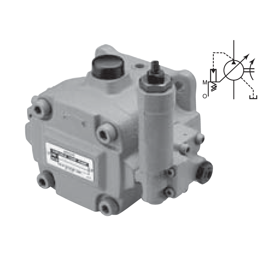 VDC-2A-2A3-20 : Nachi Variable Vane Pump, 16cc, Foot Mount, 7.9GPM, 290 to 1000psi