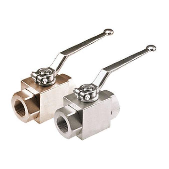 AE2N1/8-11DB : AFP 2-Way Block Body Threaded Ball Valve, 7250psi rated, Steel, 1/8" NPT