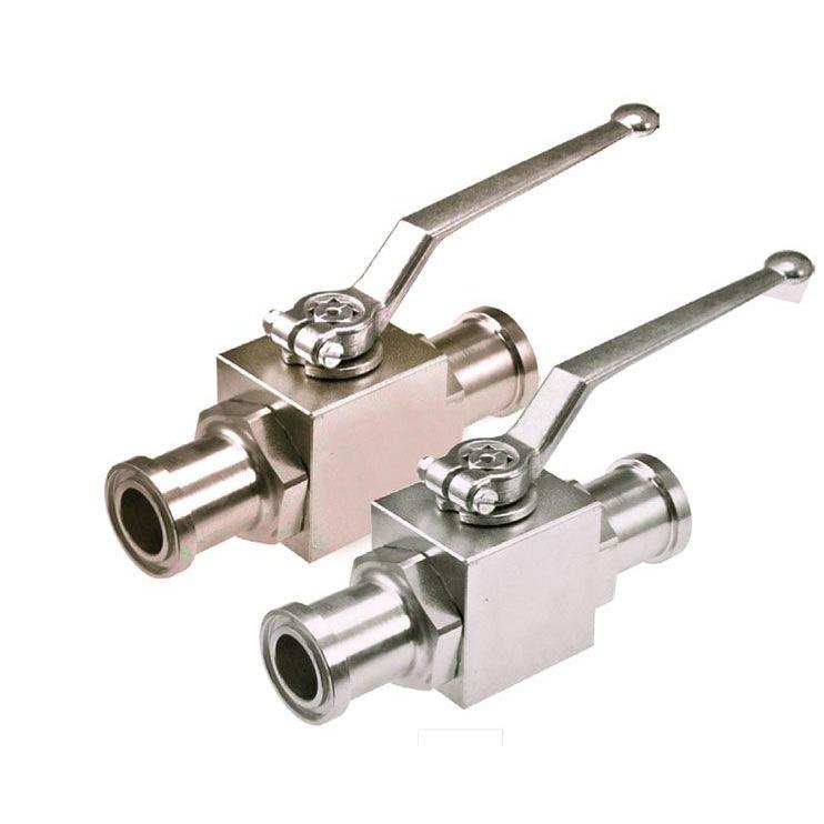 AES6#16-11DB : AFP 2-Way Block Body Flange Head Ball Valve, 5000psi rated, Steel, 1" SAE C62