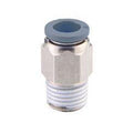 C24250628-10PACK : Norgren Straight adapter(internal and external hex), 11/16 external hex, 1/4 NPT thread, 3/8 tube O/D port